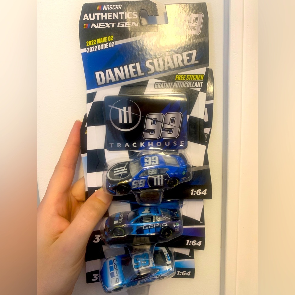 Trackhouse Racing NASCAR set of 3 Daniel Suarez Ross Chastain Camaro 2022 1/64